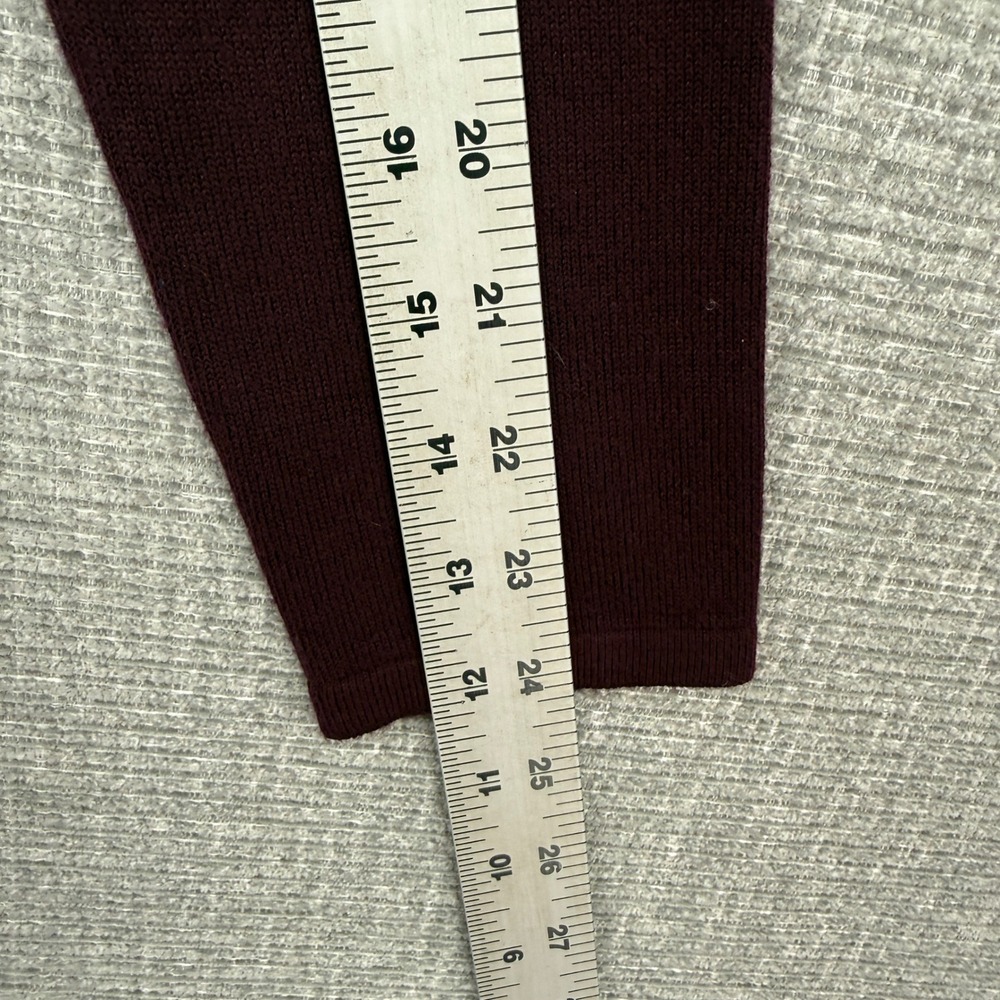 SAY WHAT? Womens Sweater Dress Burgundy Studded Geometric Long Sleeve Sz M Party - Picture 9 of 13